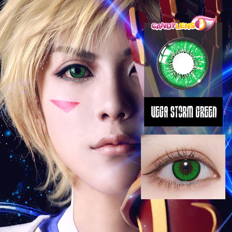 Vika Bright Green Cosplay Color Lenses – Candylens