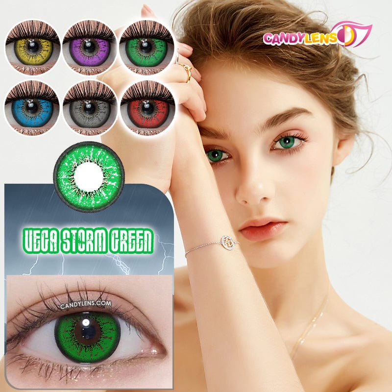 Vika Bright Green Cosplay Color Lenses