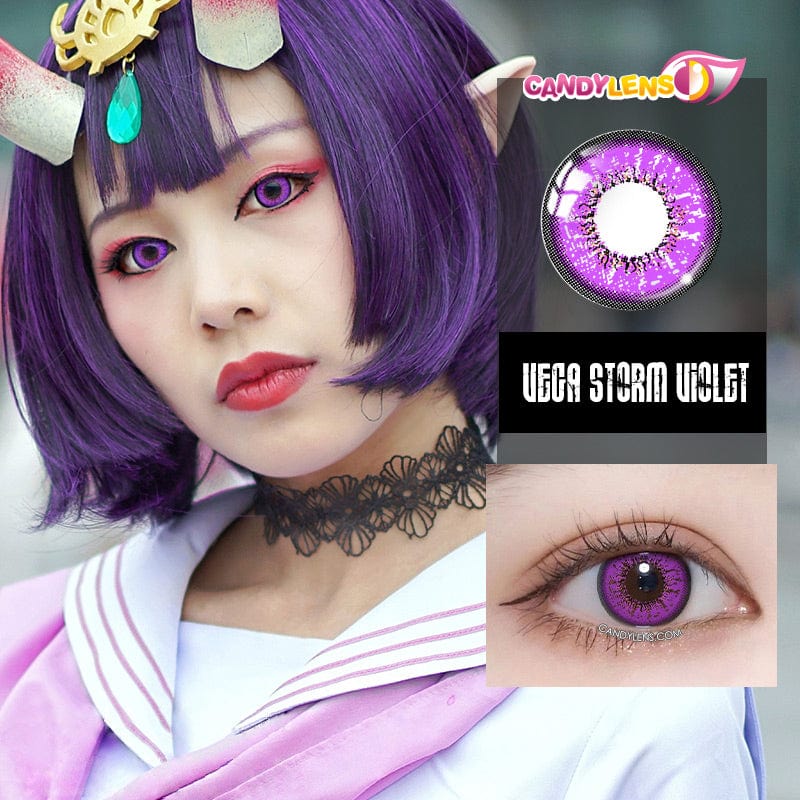 Vega Storm Violet Cosplay Contacts