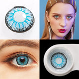 Vika Bright Blue Cosplay Color Lenses