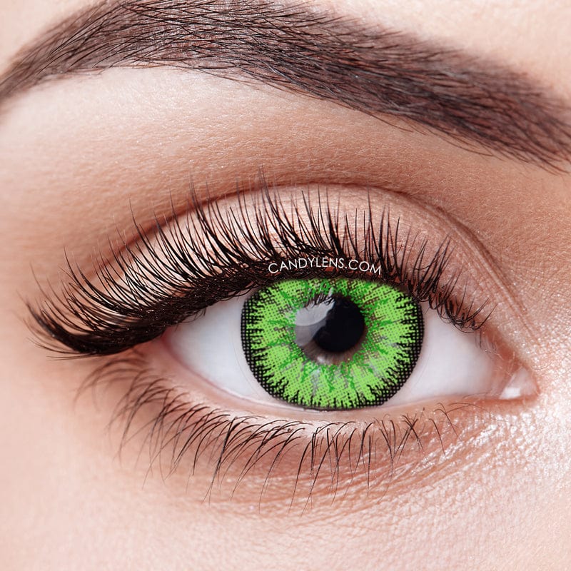 Green Contact Lenses 800x800 Vika Bright Green Cosplay Color Lenses – Candylens