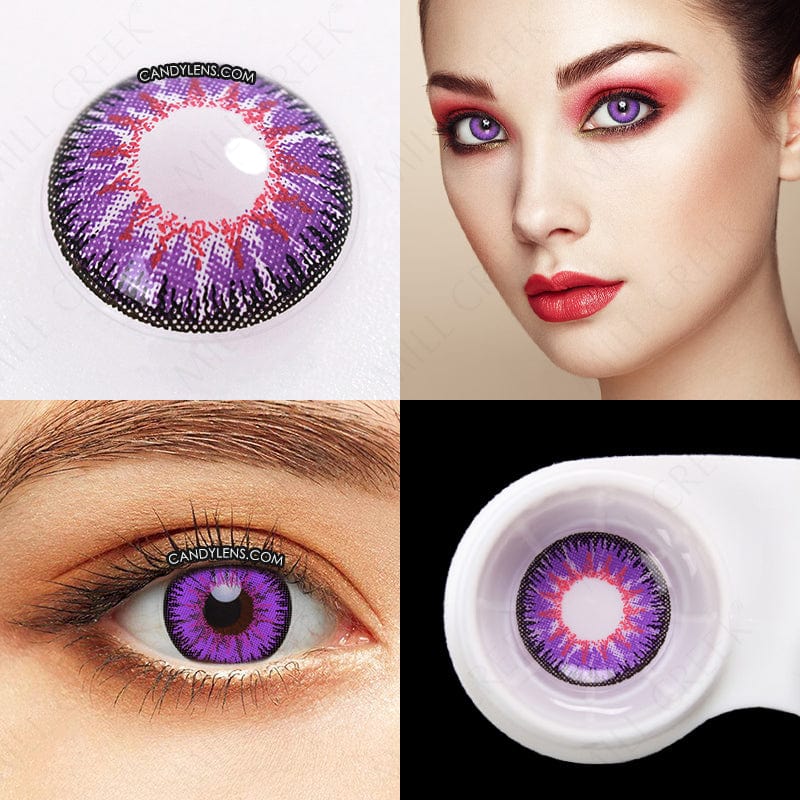 Vika Bright Violet Cosplay Color Lenses
