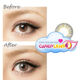 Geo Tri Color Gray Contacts